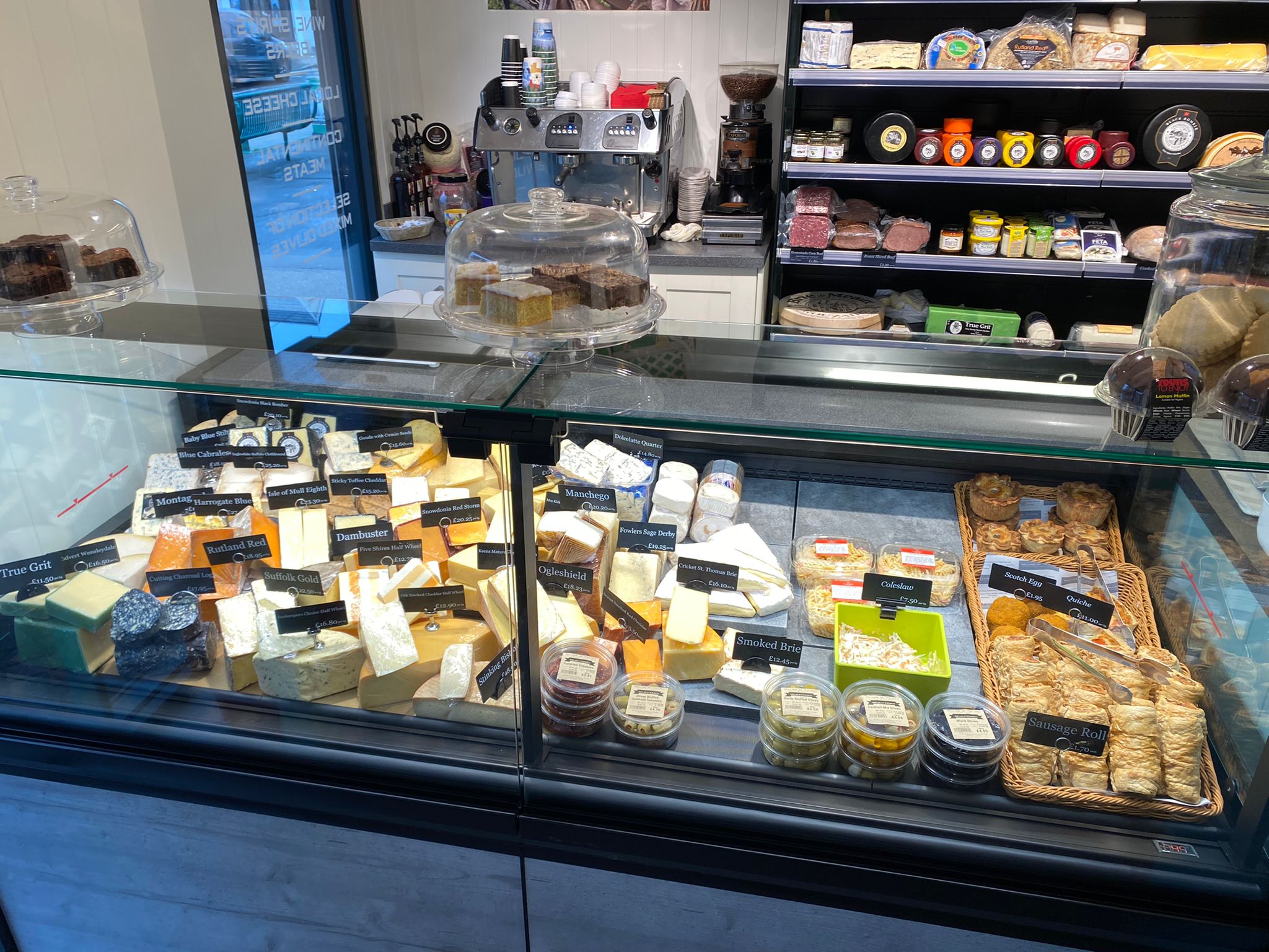 A great range of products available from Millin's Deli